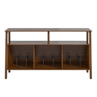 55 Inch Large Record Player Stand, Mid Century Turntable Stand Table Holds Up To 450 Albums by George Oliver