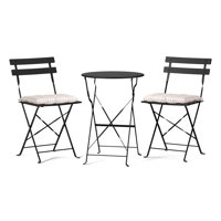3-Piece Bistro Set With Seat Cushions by George Oliver
