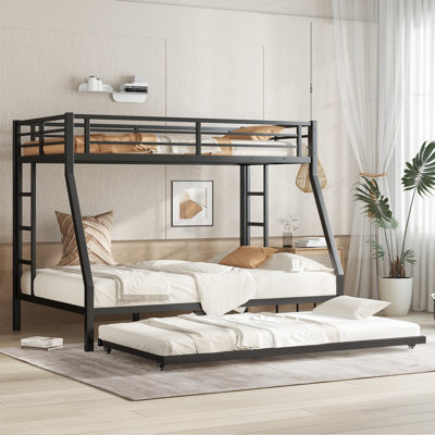 Metal Bunk Bed With Trundle by Trent Austin Design