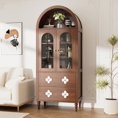 Arch Storage Cabinet | For Kitchen Bedroom Living Room by Latitude Run