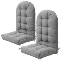 Adirondack Chair Cushion Set of 2, Thickened Patio Chair Cushions with Ties, Waterproof and UV-Protected Rocking Chair Cushion for Indoor and Outdoor by East Urban Home
