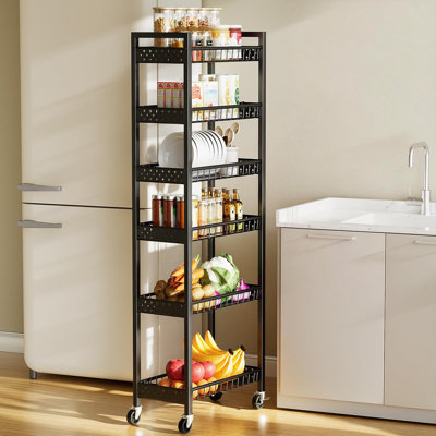 6 Tier Slim Storage Cart by 17 Stories