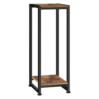 31.5" Tall Wood Plant Stand - Heavy Duty Indoor Outdoor Pedestal by Latitude Run