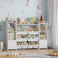 Lafon Manufactured Wood Toy Organizer with Bins by Viv + Rae