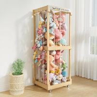 Stuffed Animal Storage, Toy Organizer With Wheels And Toy Chains by Harper Orchard