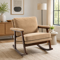 Modern Accent Chair ,rocking chair with Wood Frame by Latitude Run