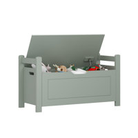 Astorre Upholstered Toy Box/Bench with Safety Hinged Lid