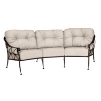 Derby 103" Wide Patio Sofa with Cushions by Woodard