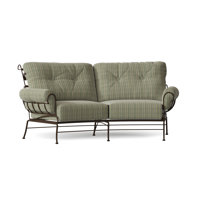 Terrace 82.5" Wide Loveseat with Cushions by Woodard