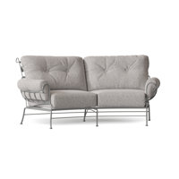Terrace 82.5" Wide Loveseat with Cushions by Woodard