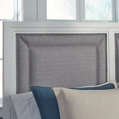 Azaan Upholstered Panel Headboard by Rosecliff Heights