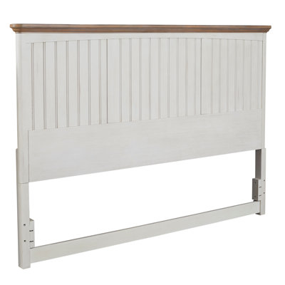 Culbreth Headboard - Weathered White - Sand Top by Gracie Oaks