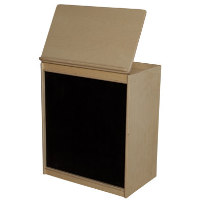 6 Compartment Book Display by Wood Designs