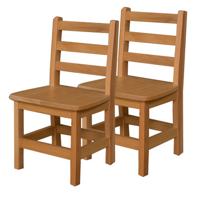 Hardwood Ladderback Chair-Carton of (2) by Wood Designs
