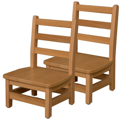 Hardwood Ladderback Chair-Carton of (2) by Wood Designs