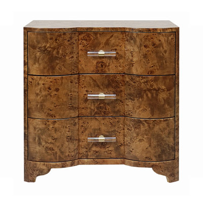Calvin 3 - Drawer Nightstand by Worlds Away