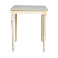 Turned Bar Height Dining Table by International Concepts
