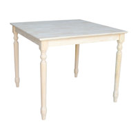 Turned Solid Wood Dining Table by International Concepts