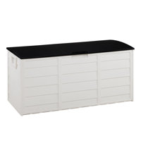 Winado 75 Gallons Plastic Deck Box with Wheels
