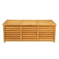 Winado 41 Gallon Fir Solid Wood Deck Box in Yellow by Winado