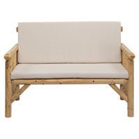 Patio Wood Loveseat