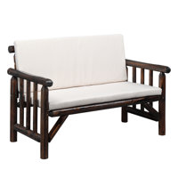 Patio Wood Loveseat by Winado