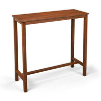 Patio Fir Wood Bar Table by Winado