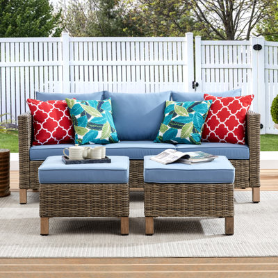 3 Piece Outdoor Conversation Sets by WhiteLabel