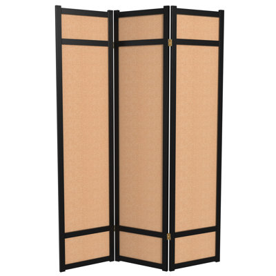 Clarke 6 ft. Tall Jute Room Divider by World Menagerie