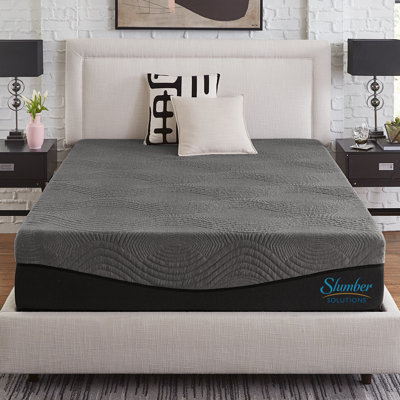 Slumber Solutions Medium Charcoal Infused Memory Foam Mattress by Slumber Solutions