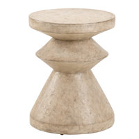 Triptic Concrete Accent Stool by Wildwood