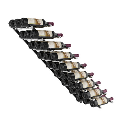 Charley-May 18 Bottle Wall Mounted Wine Bottle Rack by Prep & Savour
