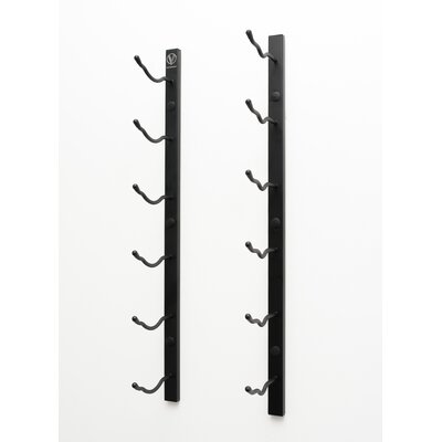 Hinderich 6 Bottle Wall Mounted Wine Bottle Rack by Rebrilliant
