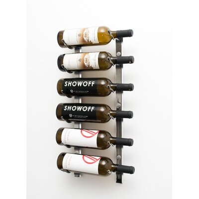 Hinderich 6 Bottle Wall Mounted Wine Bottle Rack by Rebrilliant