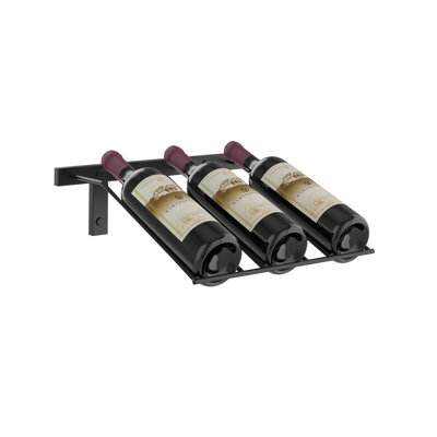 Klayre 3 Bottle Wall Mounted Wine Bottle Rack by Rebrilliant