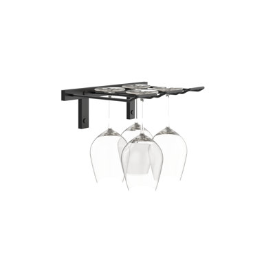 Kjirsten Wall Mounted Wine Glass Rack