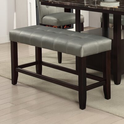 Kafader Faux Leather Bench by Winston Porter