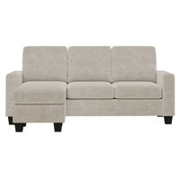 Rickmansworth 78" Wide Reversible Sofa & Chaise with Ottoman by Winston Porter