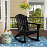 Alcide HDPE Rocking Adirondack Chair by Dovecove