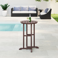 Asaiah Round Outdoor Bar Table by Lark Manor