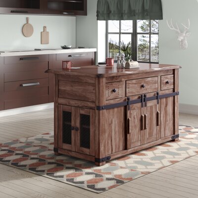 Belcherry Kitchen Island by Millwood Pines