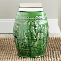 Ellison Ceramic Garden Stool by World Menagerie