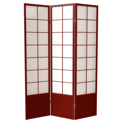 Camille Panel Rice Paper Folding Room Divider by World Menagerie