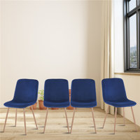 Mcdonagh Upholstered Side Chair,Dining Chairs,Kitchen Chairs by Wrought Studio