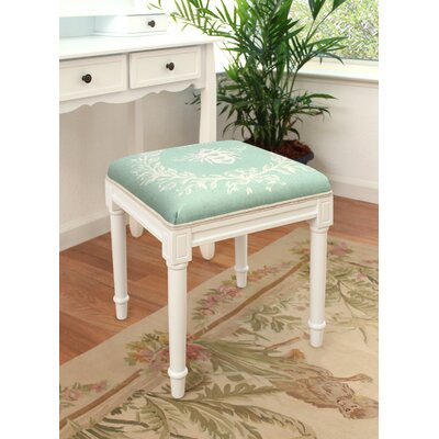 Vanover Solid Wood Vanity Stool by Ophelia & Co.