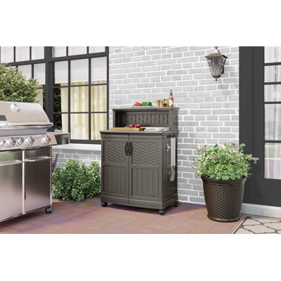 Suncast Patio Storage and Prep Station by Suncast