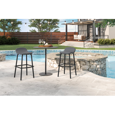 Suncast Outdoor Bar Stool Set (2-pack)