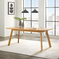 Shelburne 73" Wide Farmhouse Style Solid Wood Dining Table by Alaterre