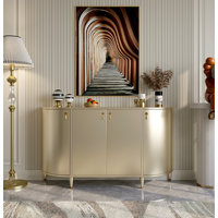 Modern Simple Solid Wood Porch Cabinet Solid Wood Accent Cabinet