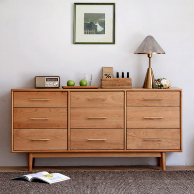 Bedroom Solid Wood Storage Entrance Cabinet by Dream cabinet